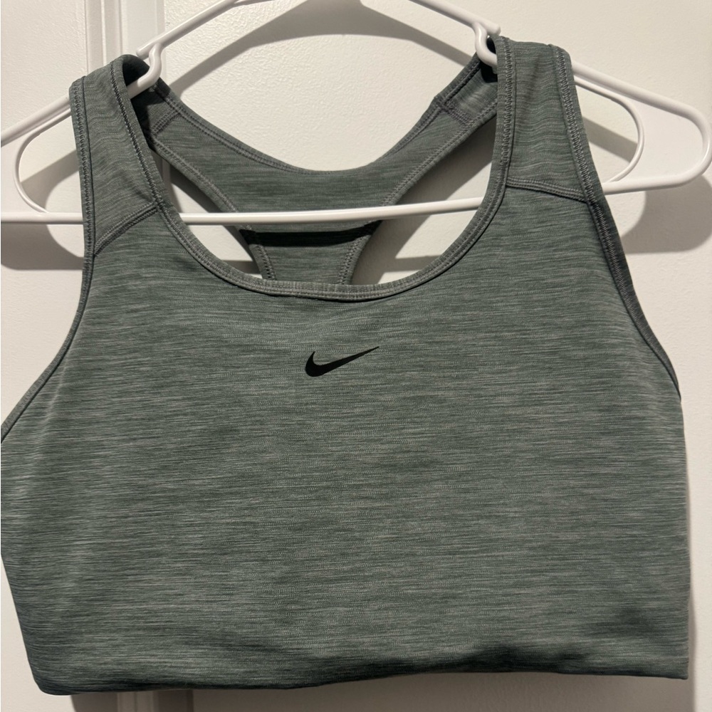 Gray Nike Sports Bra